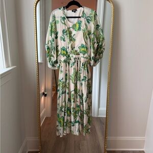 Printed Midi Dress